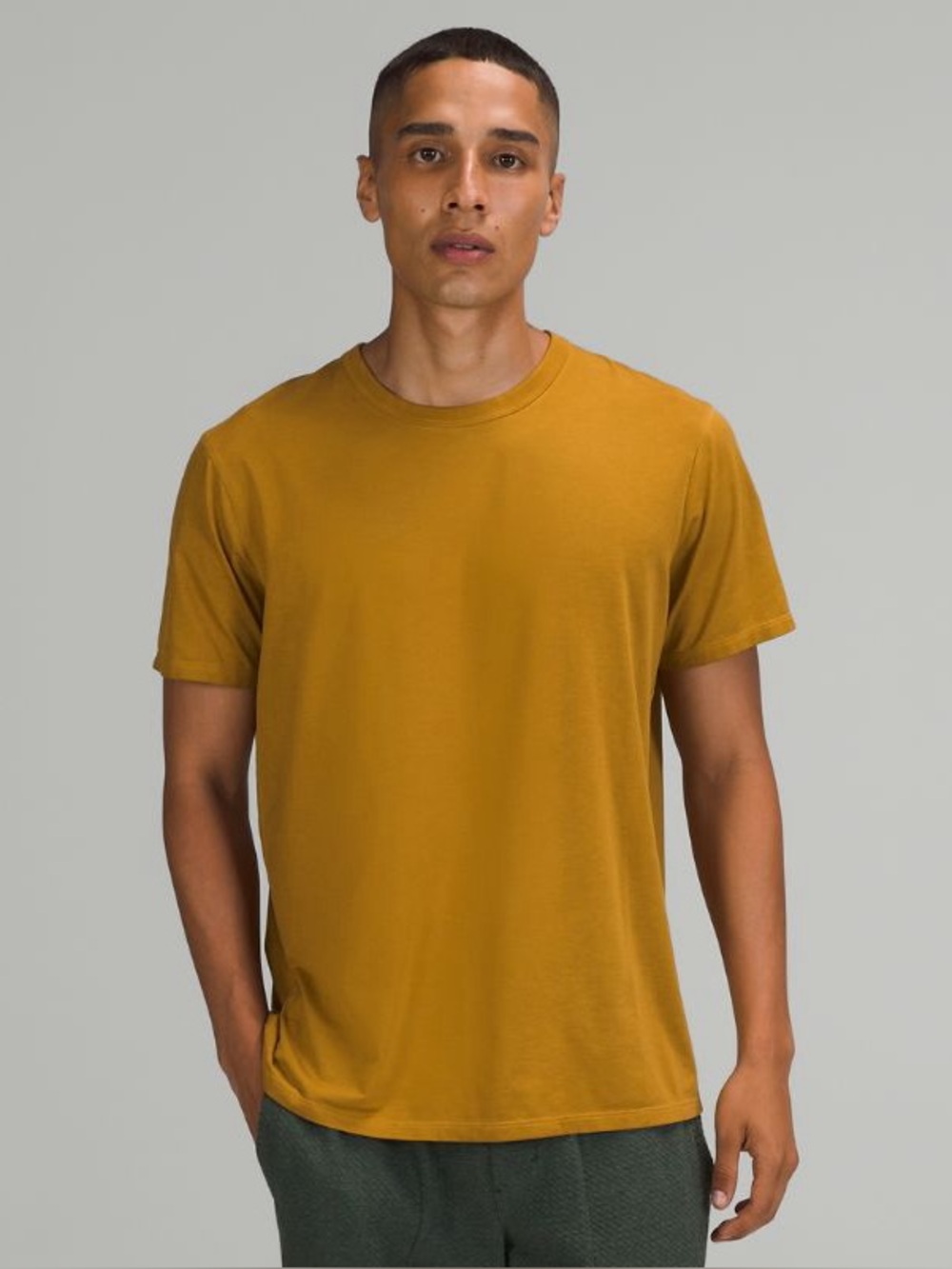 Lululemon Fundamental T-Shirt Gold Spice- Men’s Large NWOT
